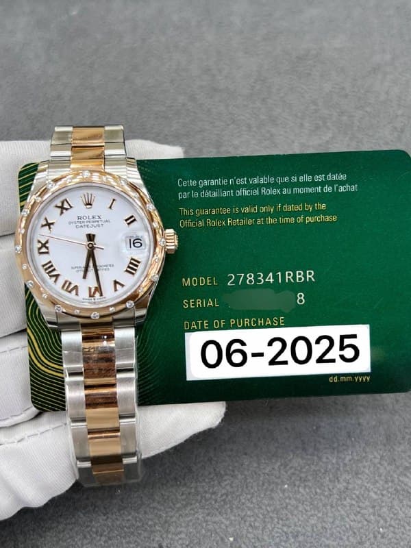 Rolex Datejust 31 (Diamond), reference 278341RBR