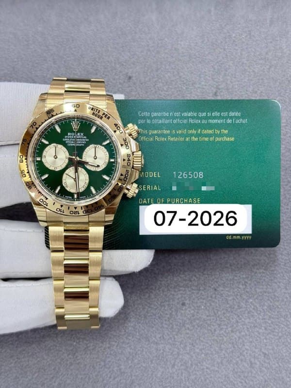 Rolex Cosmograph Daytona (Green), reference 126508