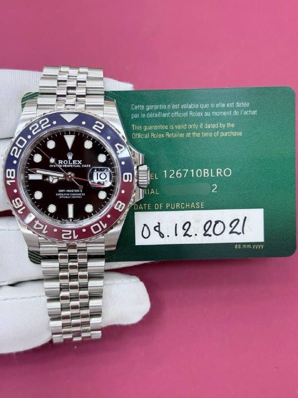 Rolex GMT-Master II (Jubilee), reference 126710BLRO