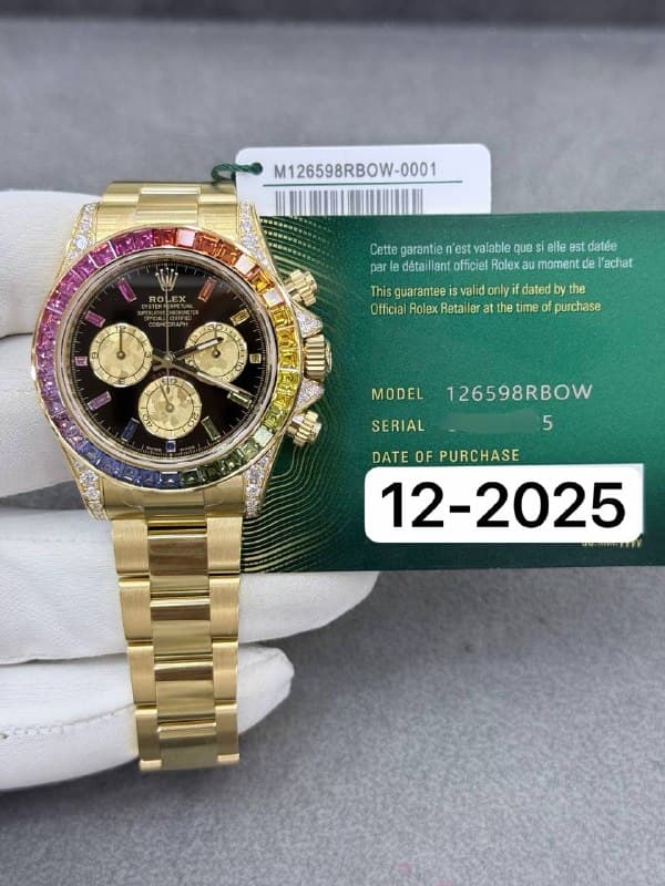 Rolex Cosmograph Daytona (Rainbow), reference 126598RBOW