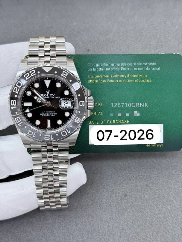 Rolex GMT-Master II (Bruce Wayne), reference 126710GRNR