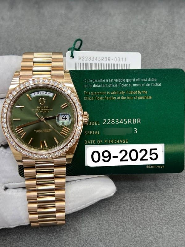 Rolex Day-Date 40 (Olive), reference 228345RBR