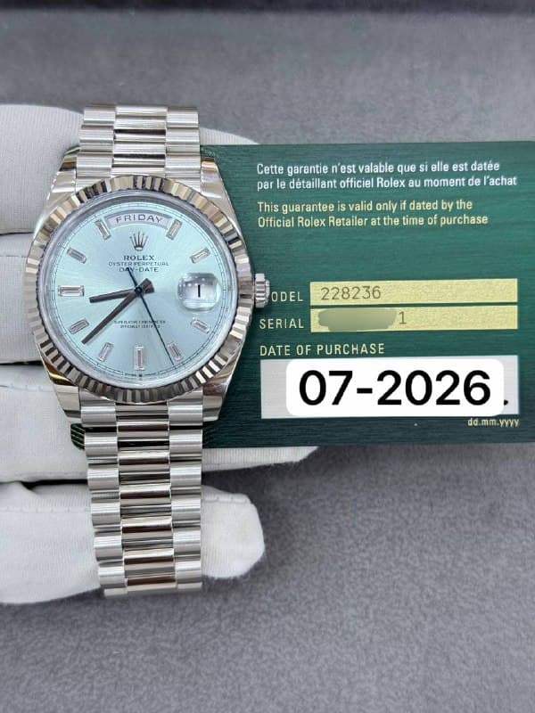 Rolex Day-Date 40 (Ice Blue), reference 228236G