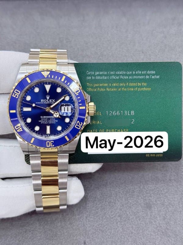 Rolex Submariner Date (Bluesy), reference 126613LB