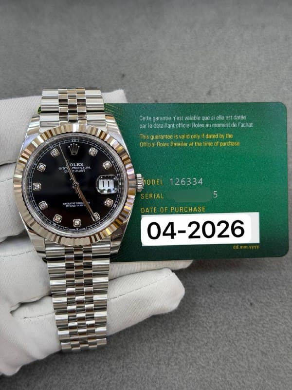 Rolex Datejust 41 (Black Jubilee), reference 126334G