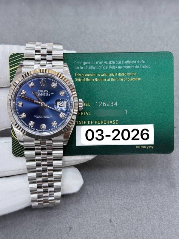 Rolex Datejust 36 (Blue Diamond Jubilee), reference 126234G