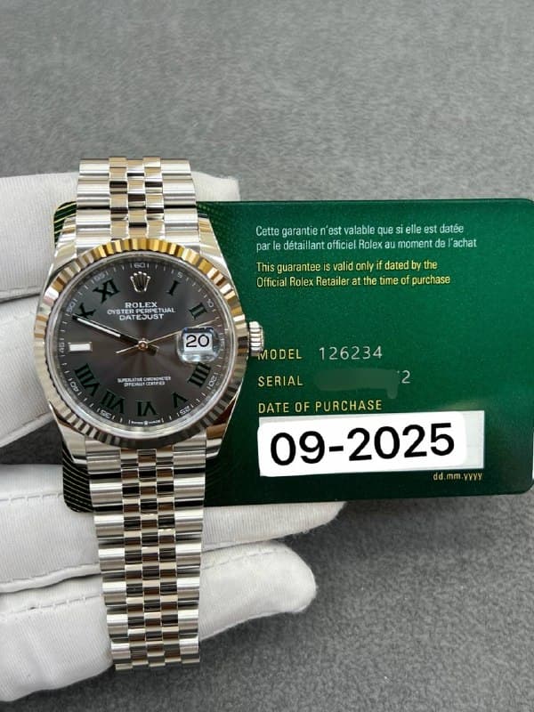Rolex Datejust 36 (Wimbledon Jubilee), reference 126234