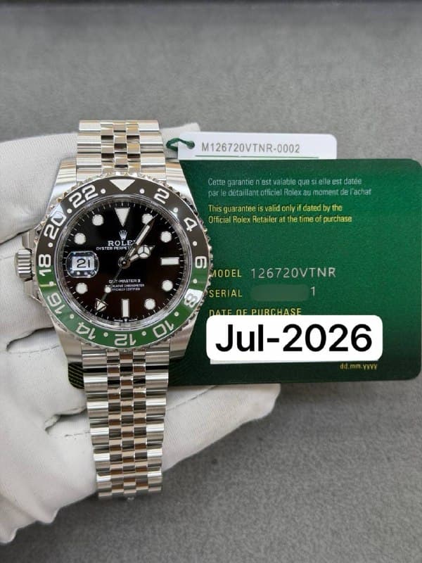 Rolex GMT-Master II (Sprite Jubilee), reference 126720VTNR