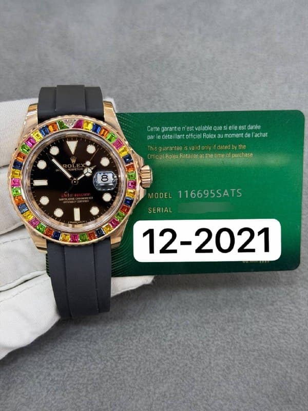 Rolex Yacht-Master 40 (Gem-Set), reference 116695SATS