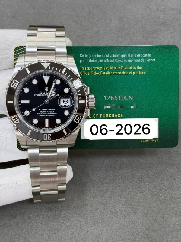 Rolex Submariner Date, reference 126610LN, Dubai