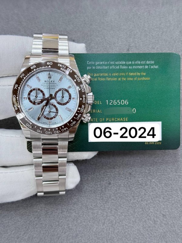 Rolex Cosmograph Daytona, reference 126506G, Dubai