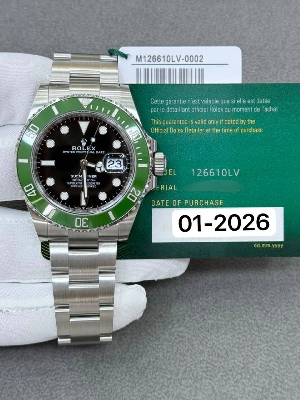 Rolex Submariner Date, reference 126610LV, Dubai