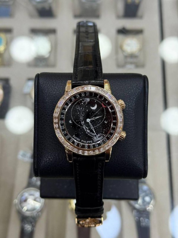 Patek Philippe Celestial Joaillerie (Black), reference 6104R-001, Dubai