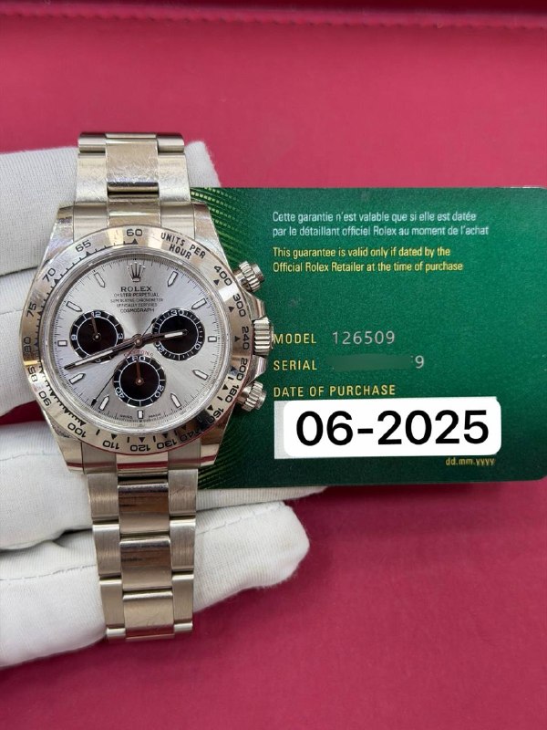 Rolex Cosmograph Daytona (Ghost), reference 126509, Dubai