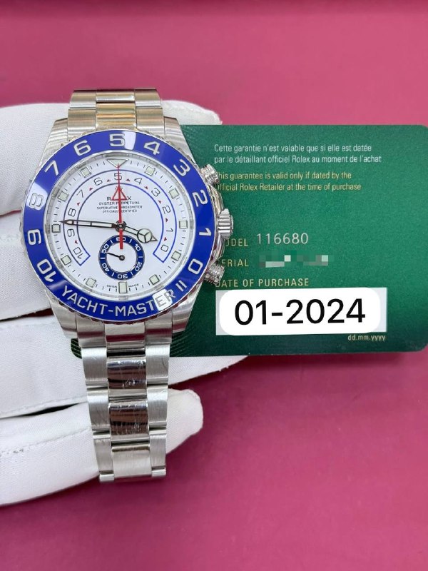 Rolex Yacht-Master II, reference 116680, Dubai