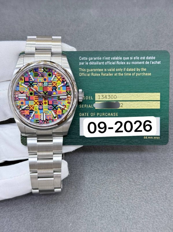 Rolex Oyster Perpetual (Celebration), reference 134300, Dubai