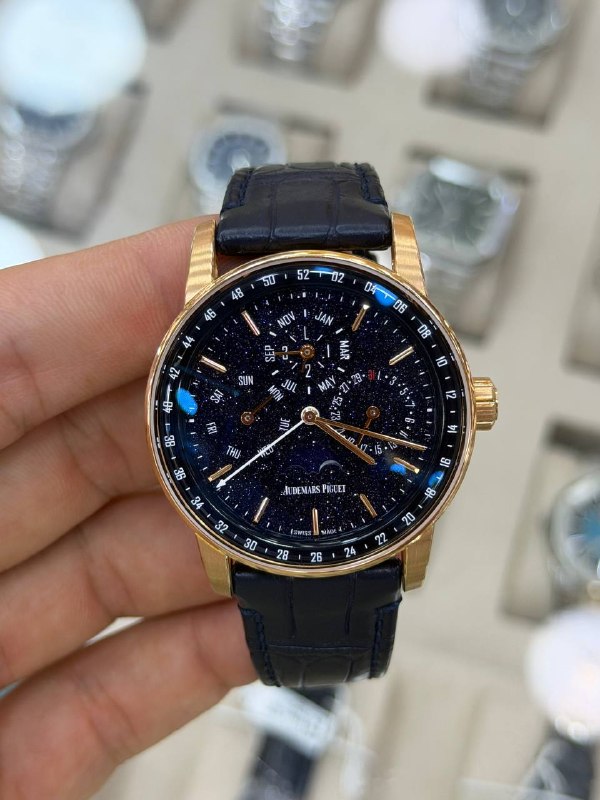 Audemars Piguet Code 11.59 Perpetual Calendar (Blue Aventurine), reference 26394OR.OO.D321CR.01, Dubai
