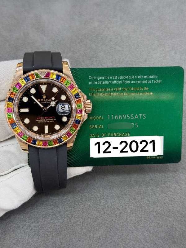 Rolex Yacht-Master 40 (Tutti Frutti), reference 116695SATS, Dubai