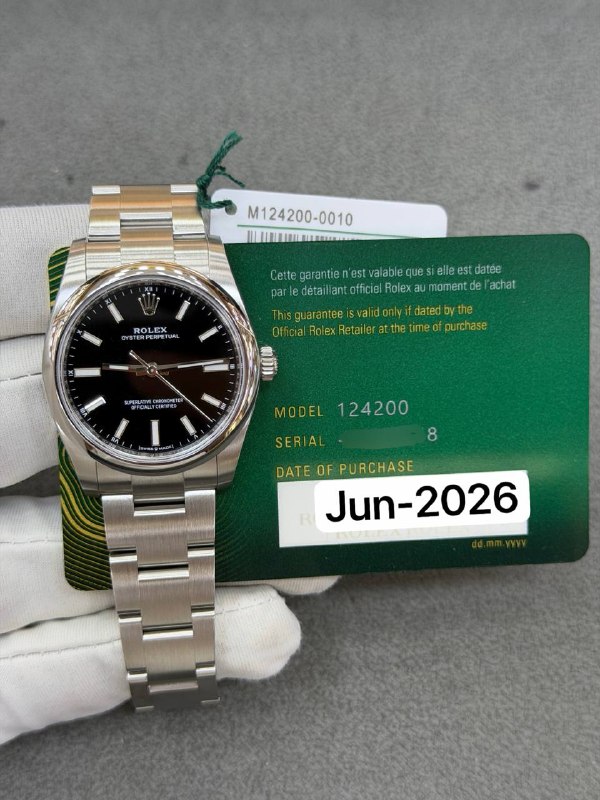 Rolex Oyster Perpetual, reference 124200, Dubai
