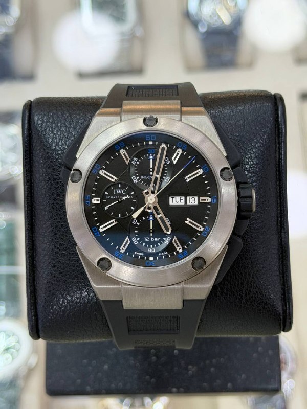 IWC Ingenieur Double Chronograph (Titanium), reference IW376501, Dubai