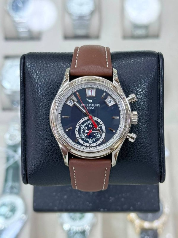 Patek Philippe Annual Calendar Chronograph Blue, reference 5960/01G, Dubai