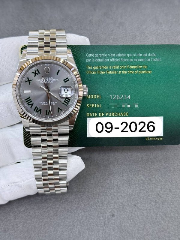 Rolex Datejust 36 (Wimbledon), reference 126234, Dubai