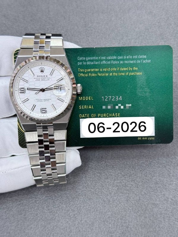 Rolex Land-Dweller 36, reference 127234, Dubai