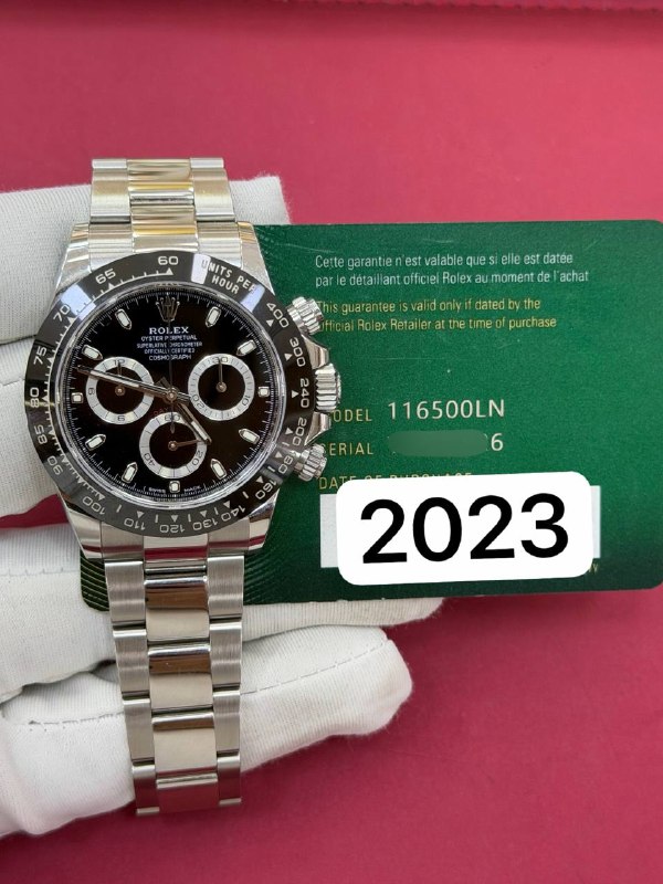 Rolex Cosmograph Daytona, reference 116500LN, Dubai